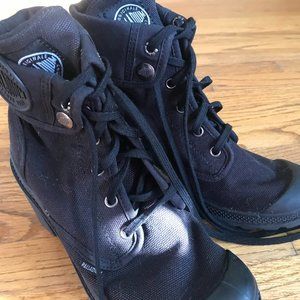 Women's black boots